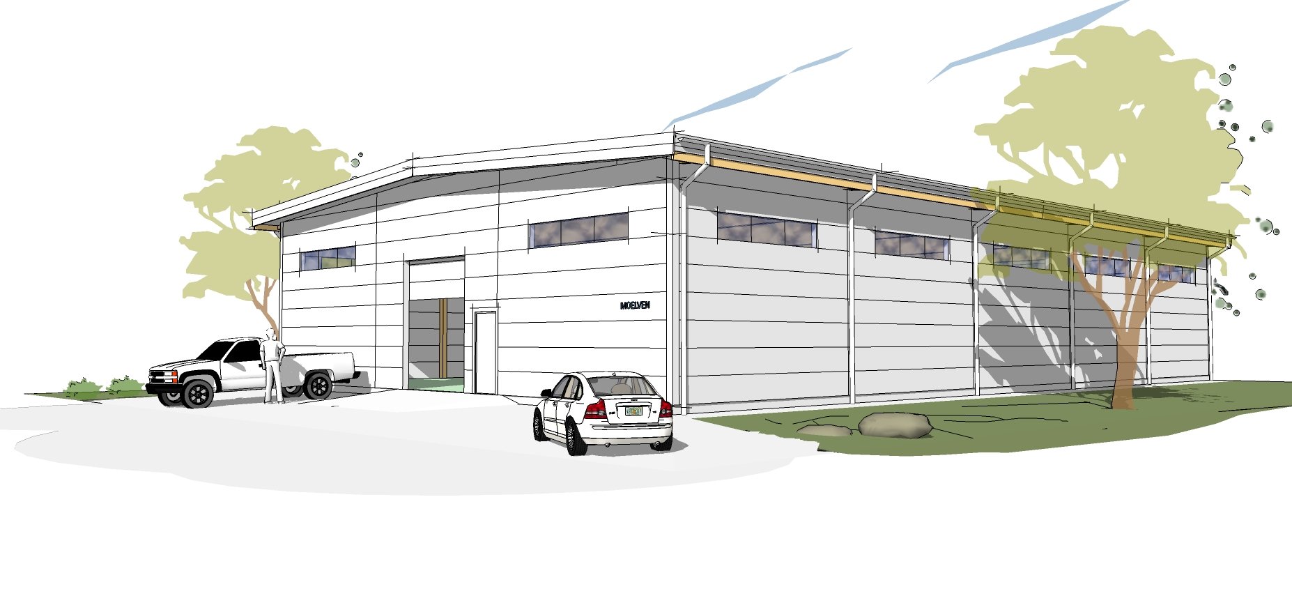 3 större projekt med mindre avtryck Jubileumshall