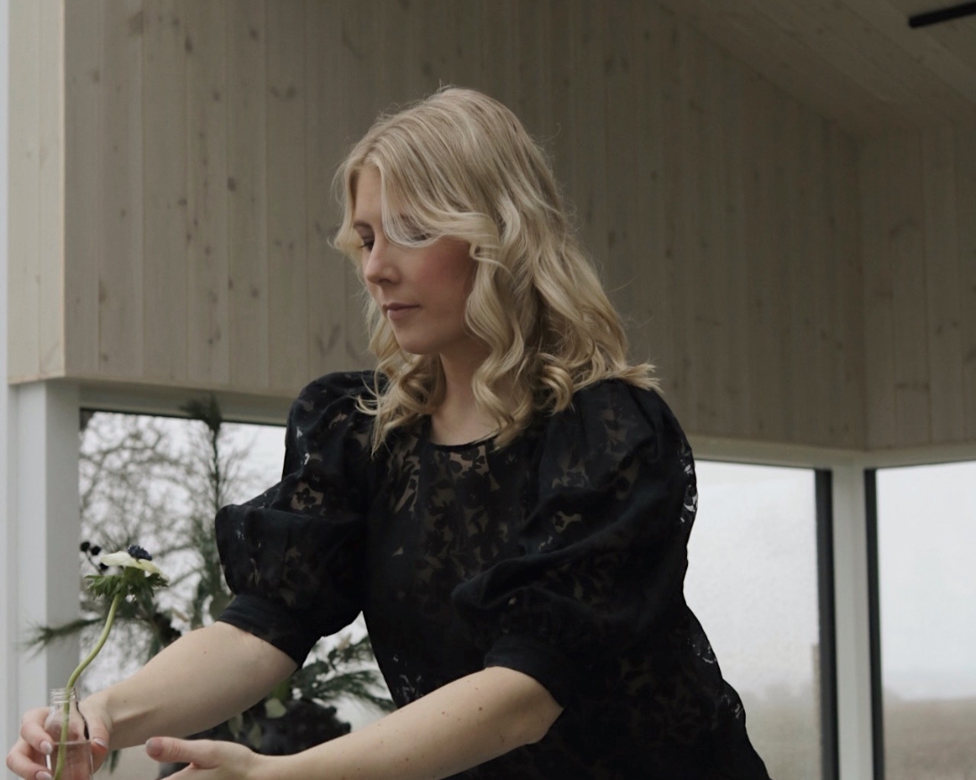 Johanna Sjölin på kjøkkenet