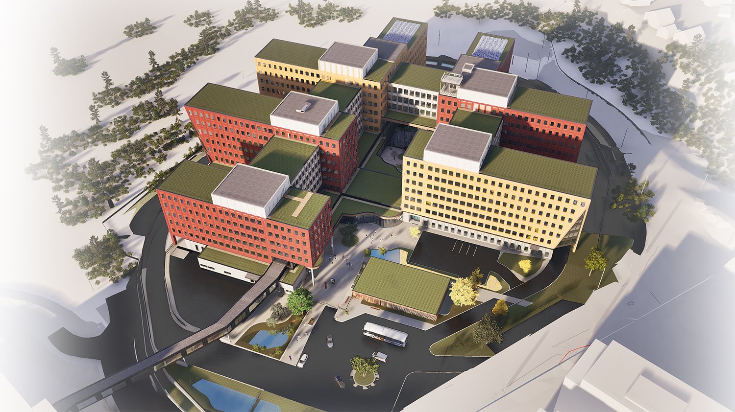 Kongsberg Defence & Aerospace sitt nye kontorbygg