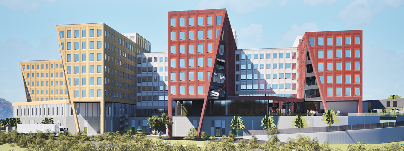 Kongsberg Defence & Aerospace sitt nye kontorbygg