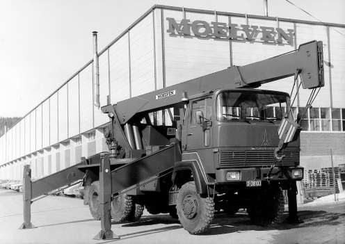 Mobilkran fra Moelven