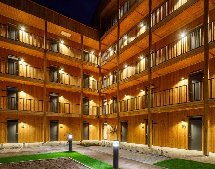 Fågelporten Moelven Byggmodul AB Flerbostadshus