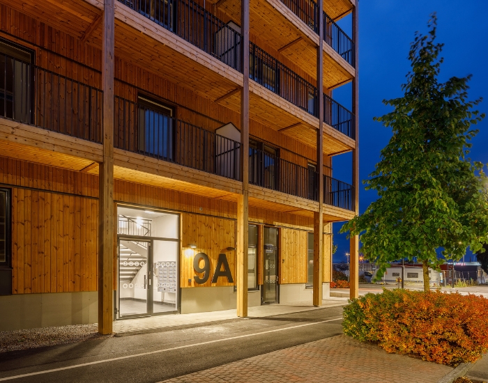 Moelven Byggmodul AB Fågelporten Flerbostadshus