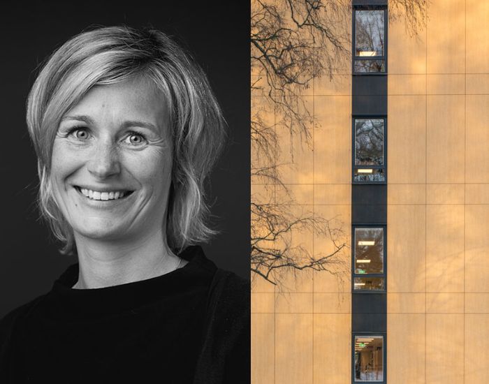 Friederike Kissel är arkitekt till Moelven Byggmoduls utbyggnad av Gävle sjukhus