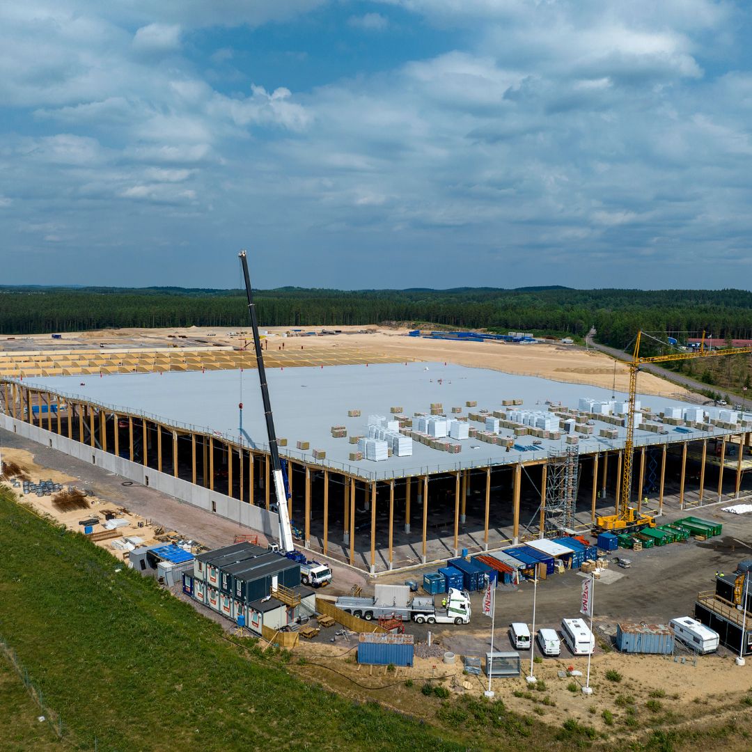 Bæresystem i limtre til Elgiganten