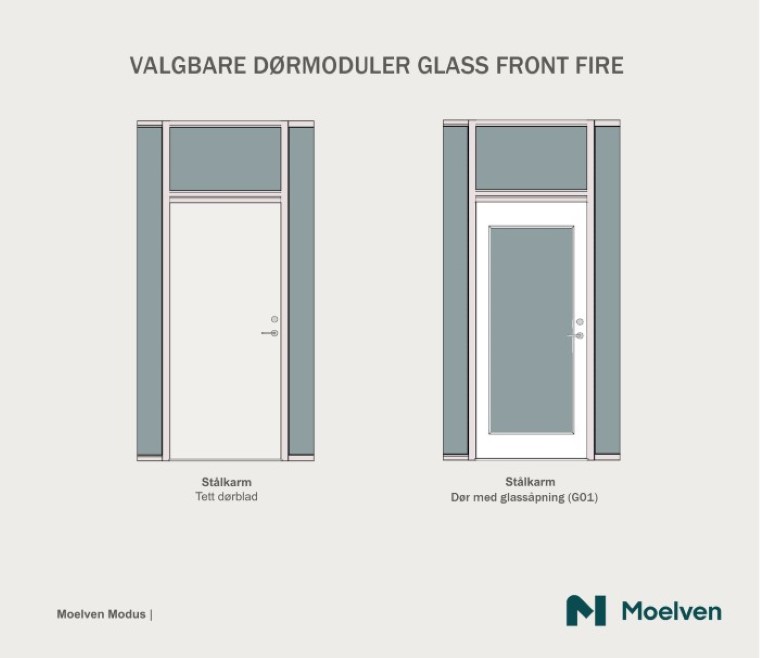 Valgbare d&oslash;rmoduler Glass Front fire.jpg