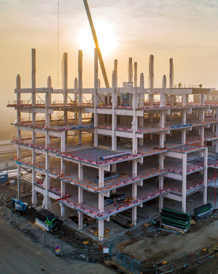 Hybdridbyggnad - Moelven Töreboda AB