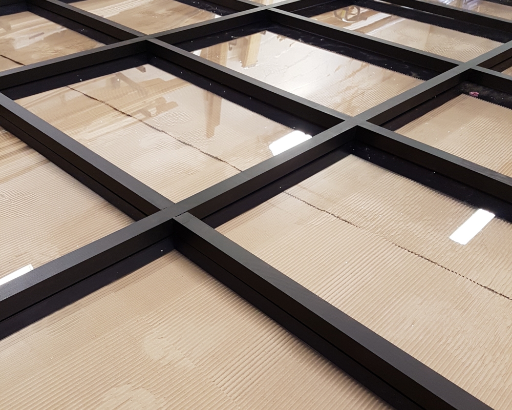 svarta reglar som skapar en skiljevägg