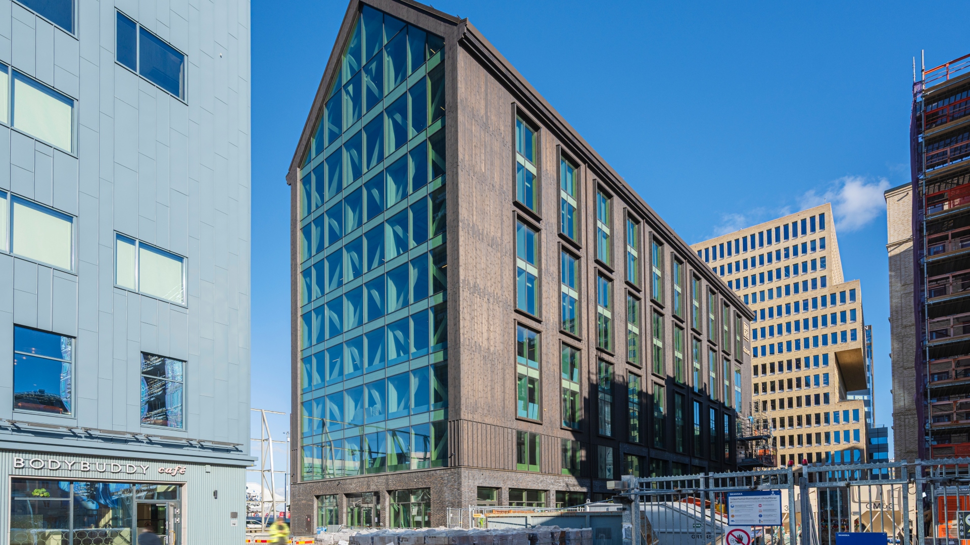 Fasad av ThermoWood BT Pigment Svart