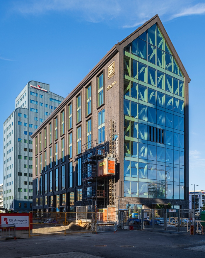 Fasad av ThermoWood BT Pigment Svart