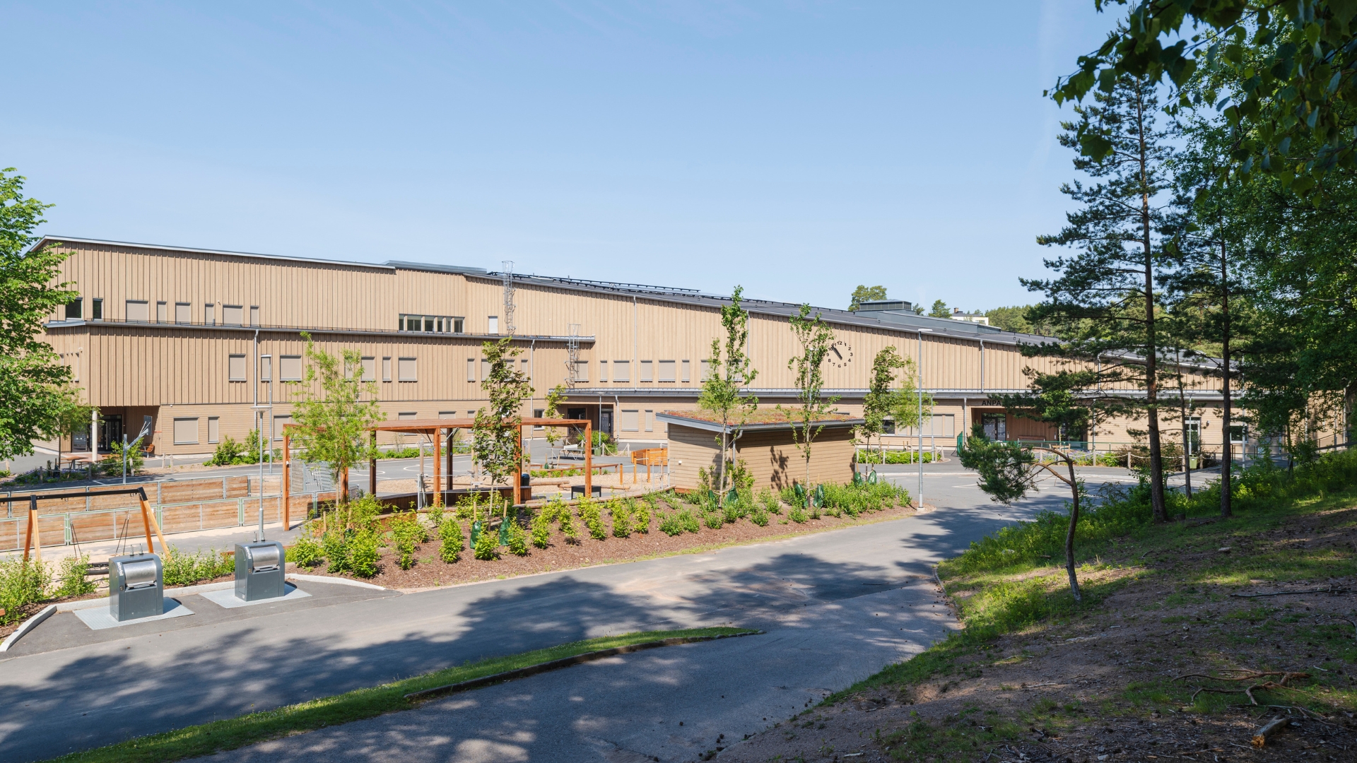 Fasadpanel med BT Pigment Silver