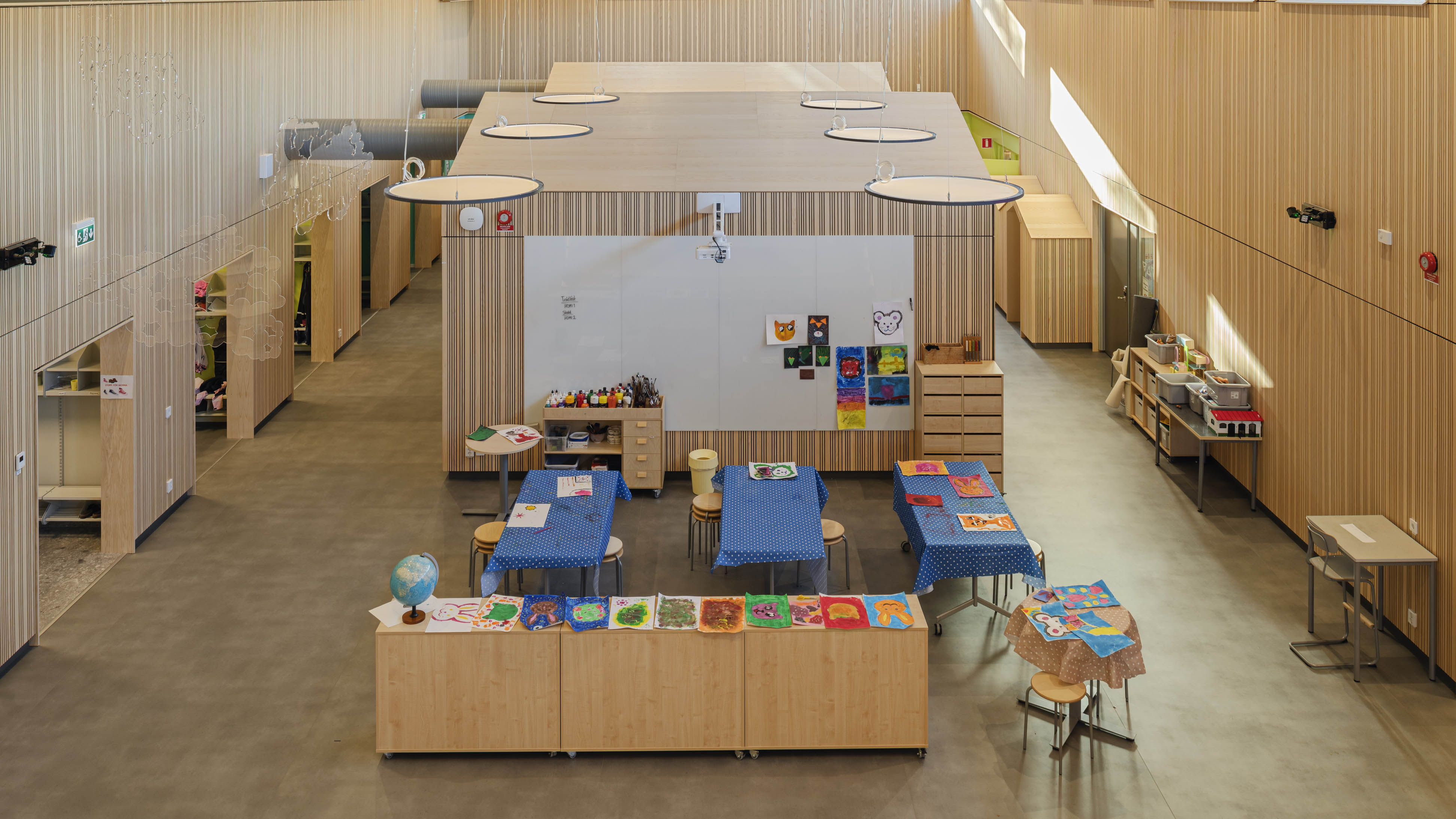 Studio Stripe på en skola
