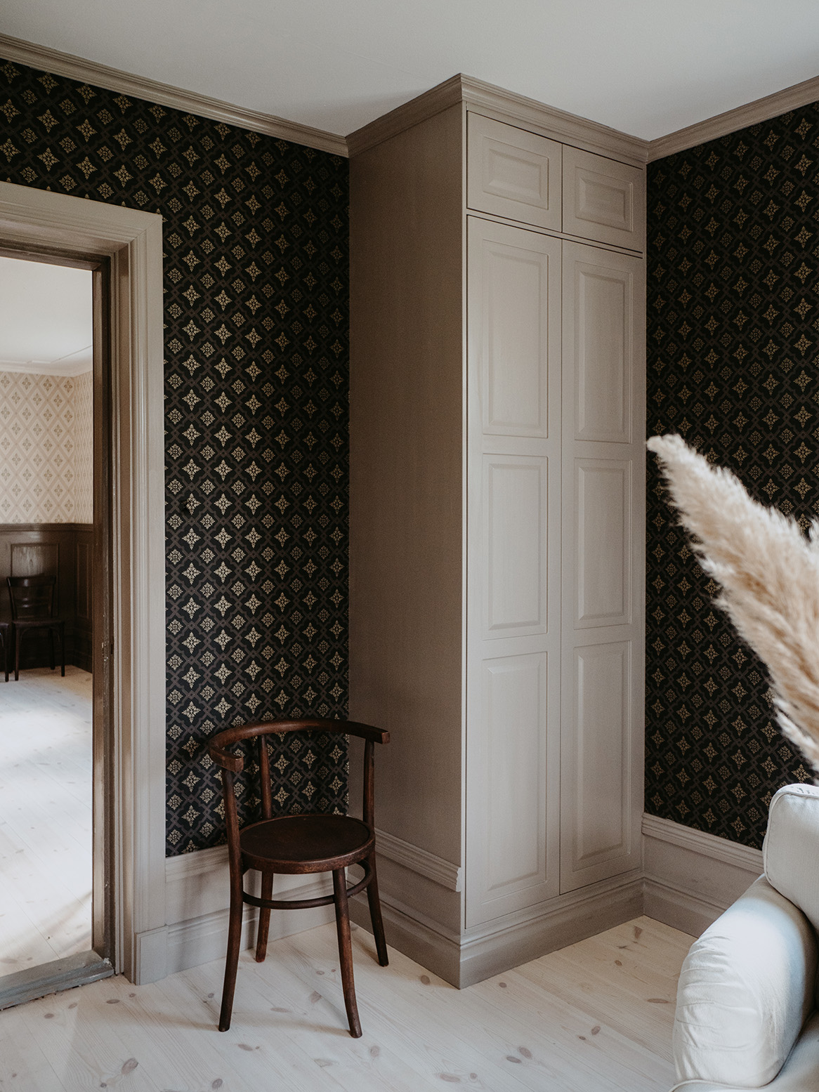 Inred med trä på tre olika sätt