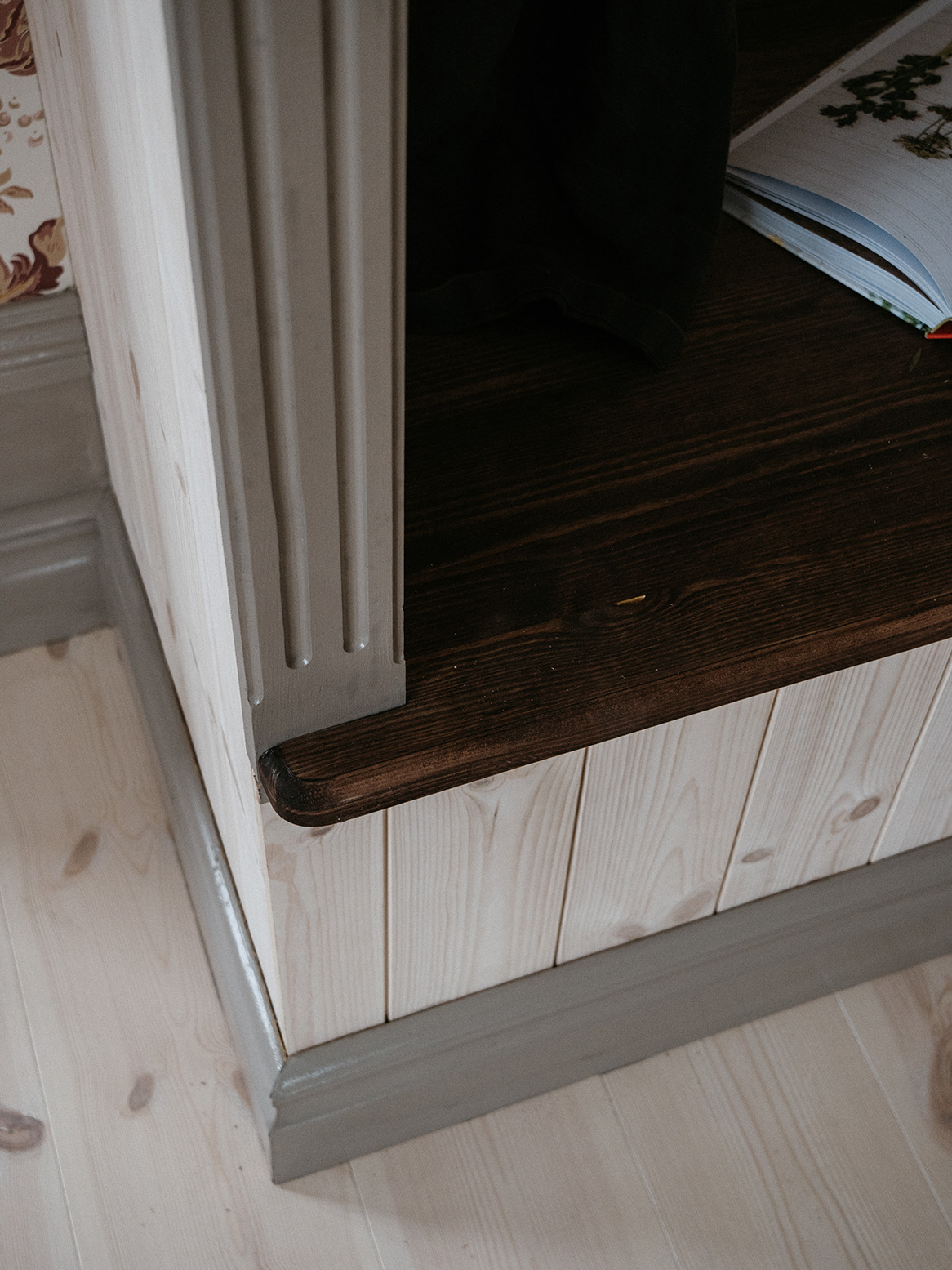 Inred med trä på tre olika sätt