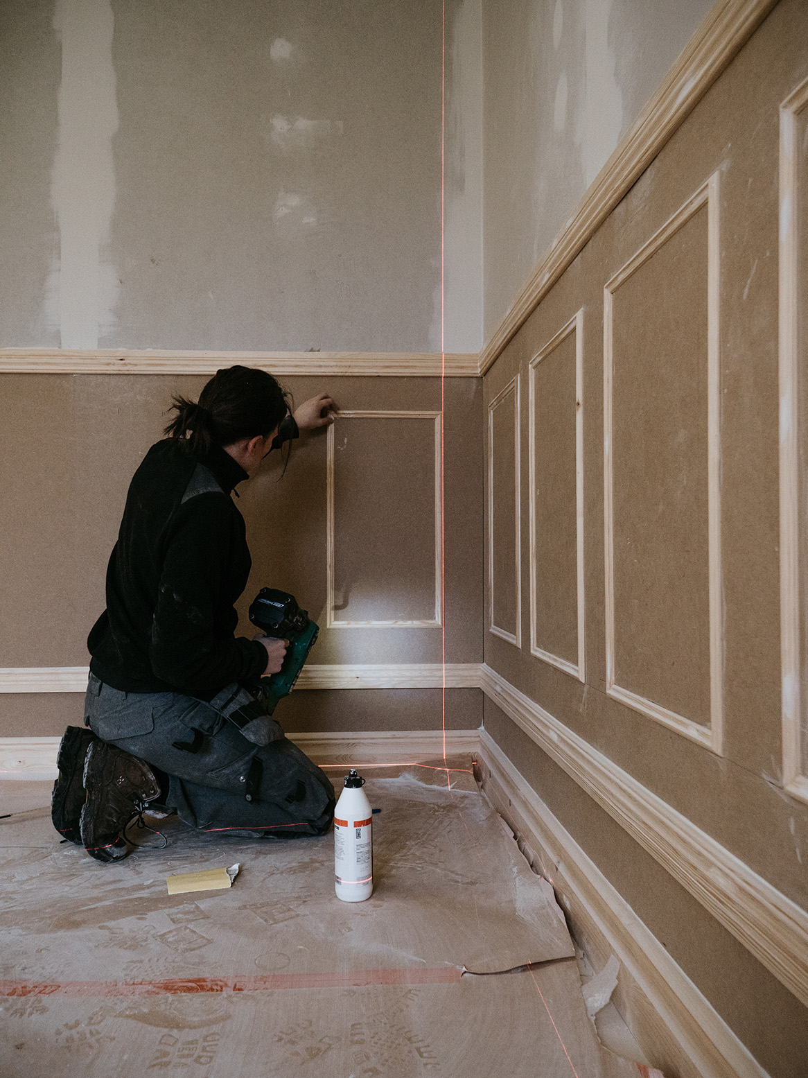 Inred med trä på tre olika sätt