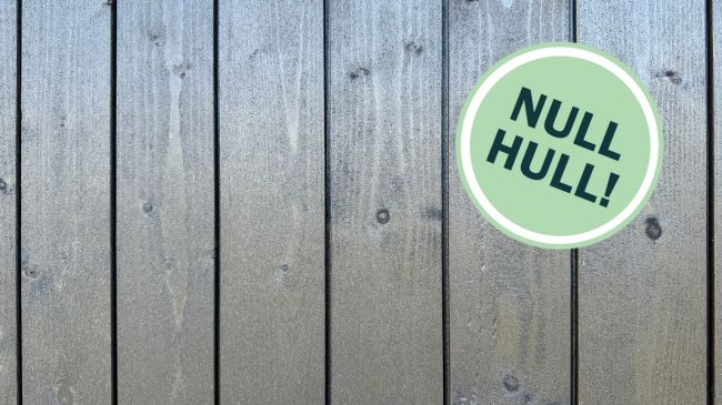 Spikerfri fabrikkmalt Heftig kledning Null Hull