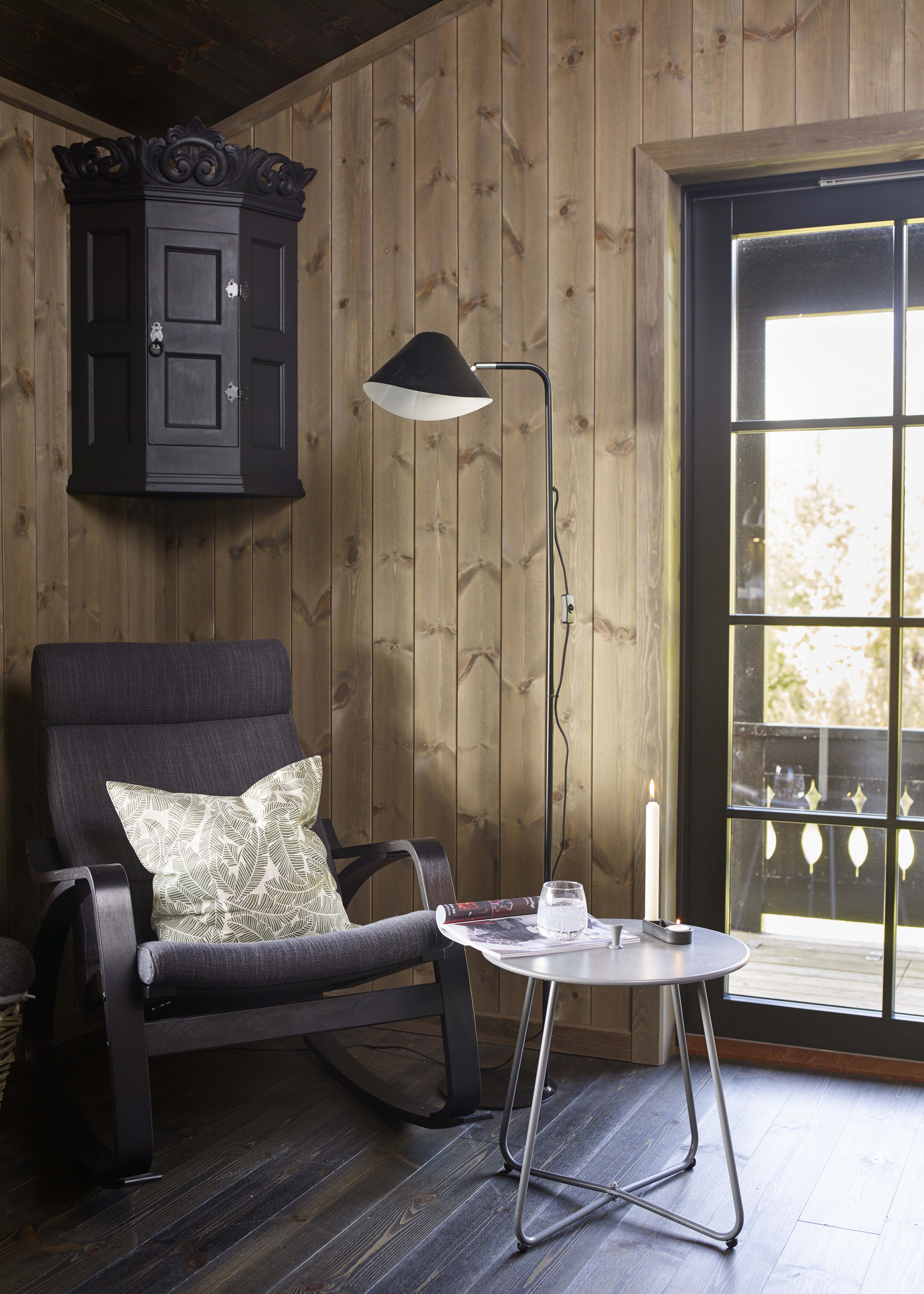 Sprekkpanel Skogbrun med børstet overflate